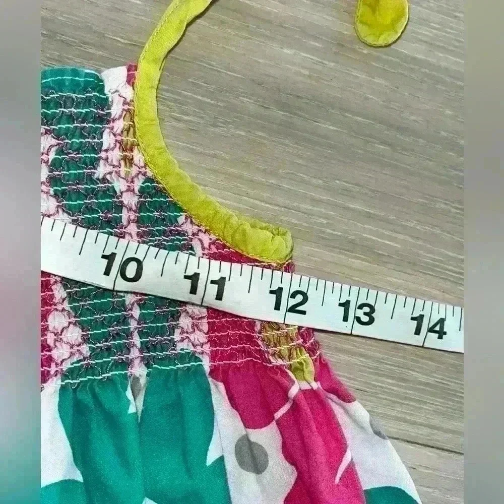 Mini Boden Girls Floral Smocked Sundress size 9/10 years old - Picture 5 of 8